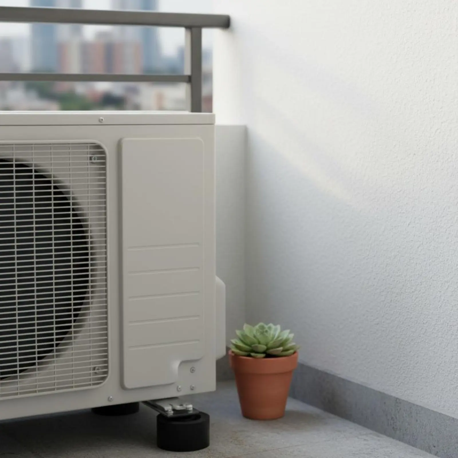 4 Pieces Air Cooling Unit Anti-Oscillation Pad Universal Fit Air Conditioning Unit Dampening Feet Heating and Cooling System