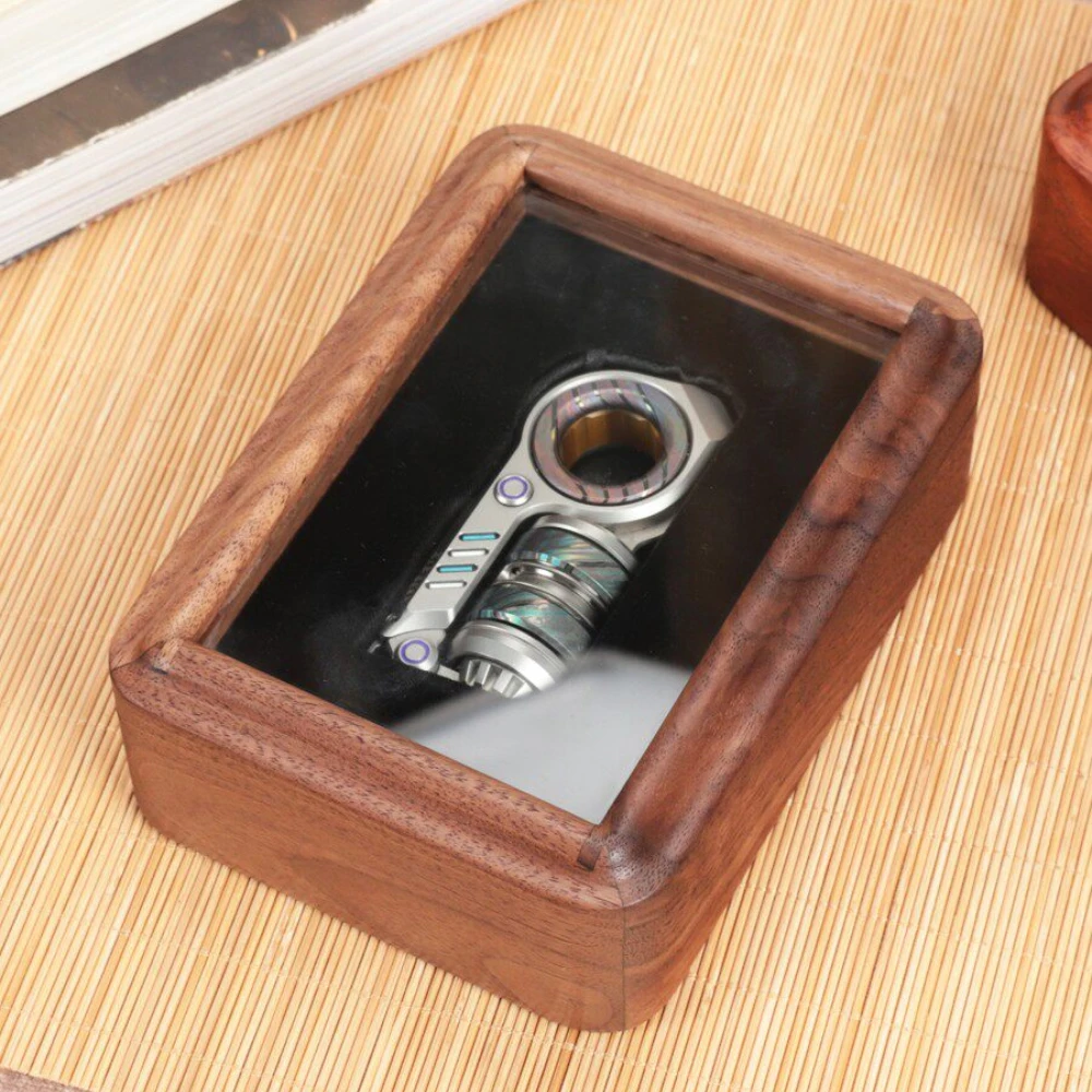 

Sinian Storage Box Walnut Wood Display Box Stress Relief Toy Storage Box Fidget Toys For Adults
