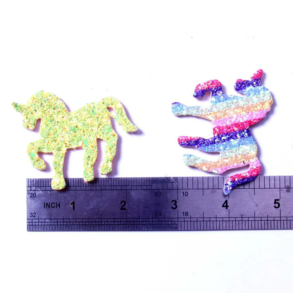 

10Pcs Glitter Unicorn Hair Clip Colorful Sequins Hairpins for Girls Baby Hair Accessories Festival Party Photography Gift
