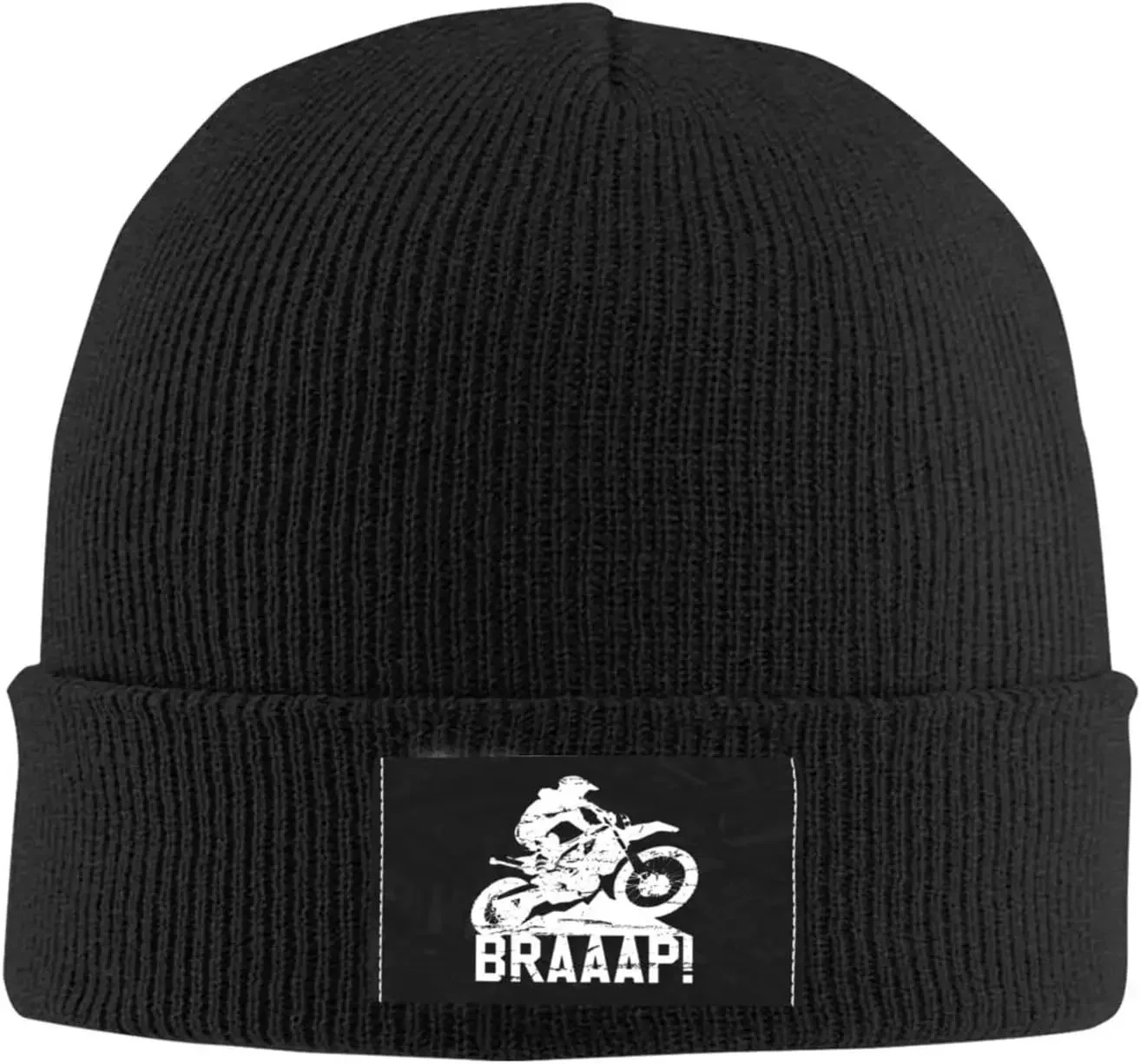 Motocross_Hip Braap Knitted Hat Woolen  Warm Fashion Outdoors Caps Unisex