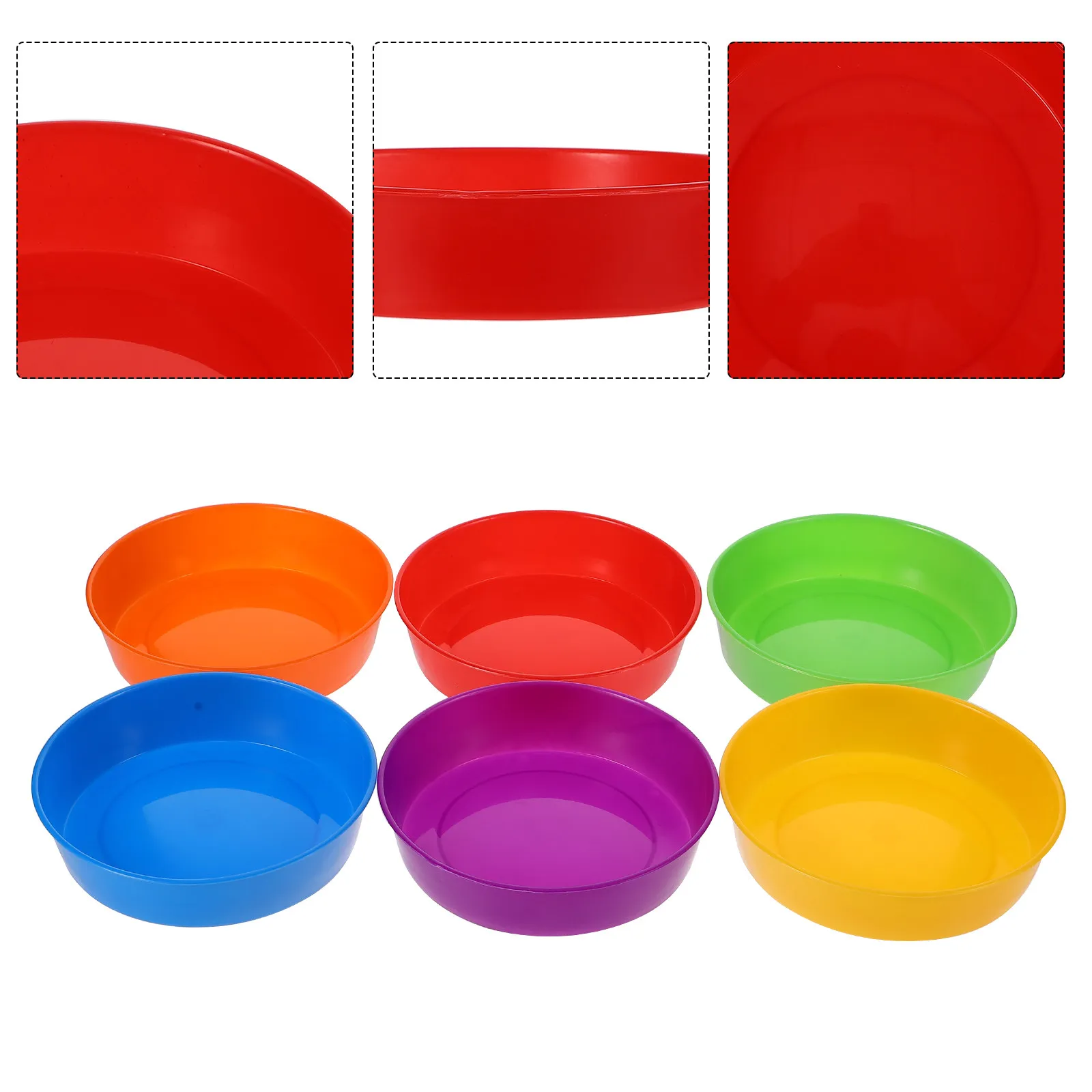 Painting Palette Set Plastic Color Mixing Tray for Watercolor Acrylic Art Lightweight Compact Artist Supply
