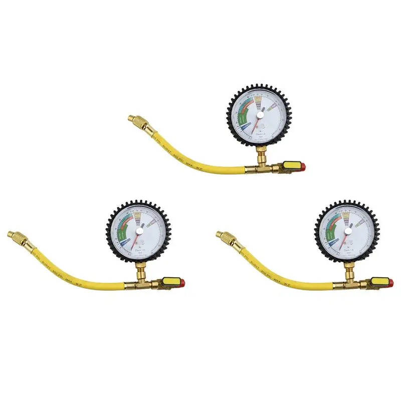 ABJO-3X Nitrogen Pressure Tester Air Conditioner HVAC Systems Cold Test Table Regulator For R134a R22 R407C R410A