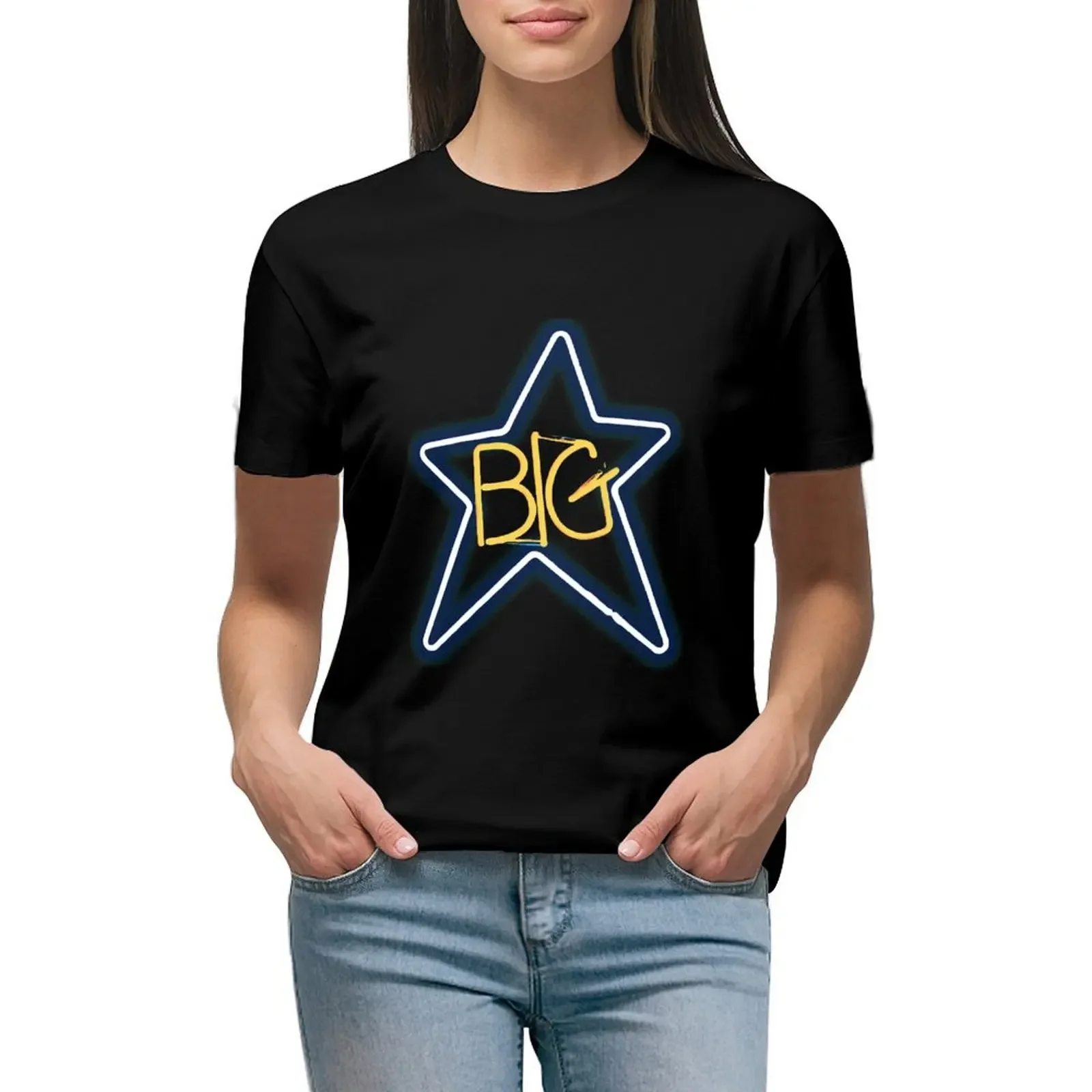 

Big Star T-Shirt Female clothing summer tops tops customizeds t shirts for Women graphic