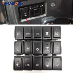 For Suzuki Jimny swift LANDY 2005-2010 LED Fog Radar Daytime Running Light Power On Off Differential Lock Switch Push Button