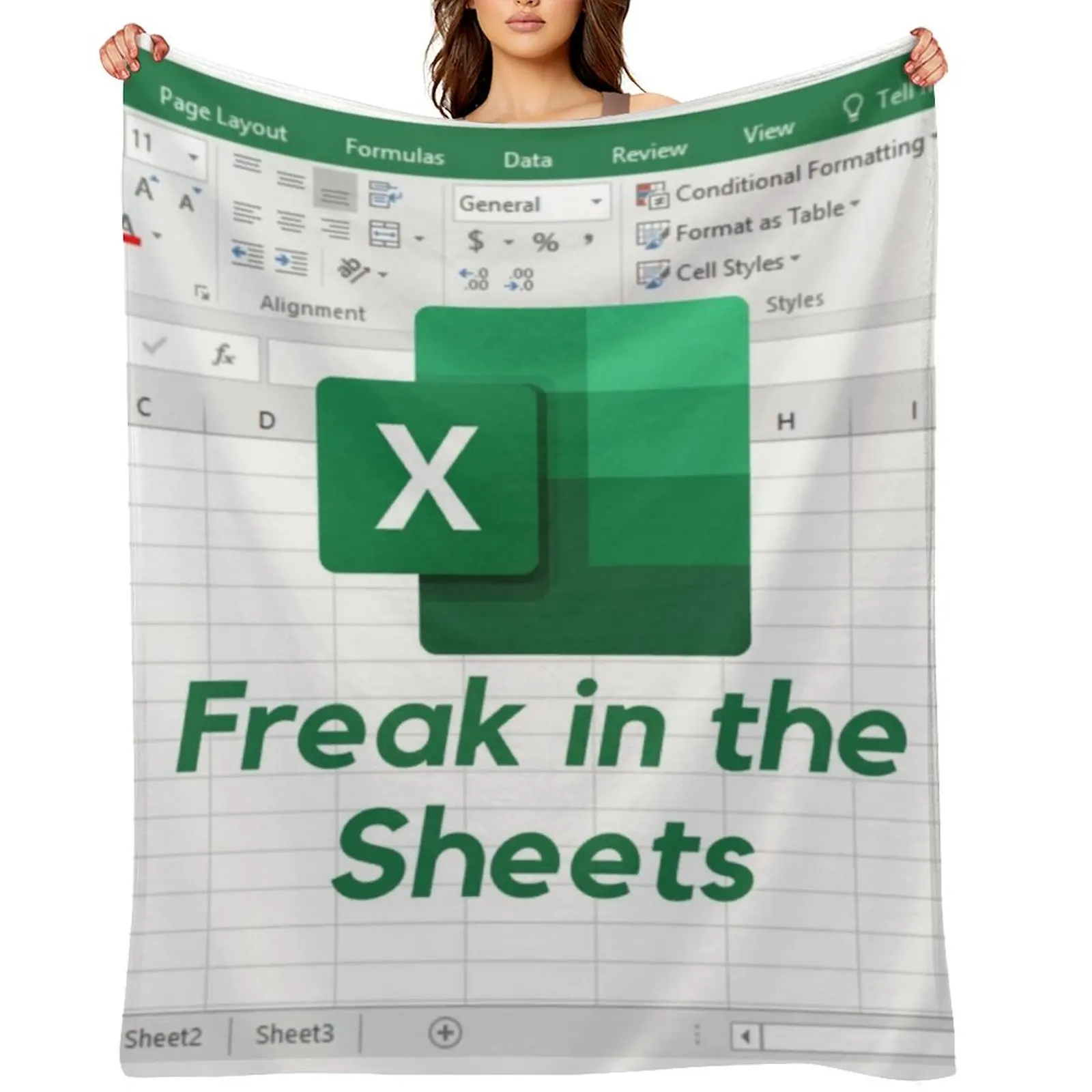 FREAK IN THE SHEETS Throw Blanket sofa bed Multi-Purpose Soft Beds warm winter Blankets