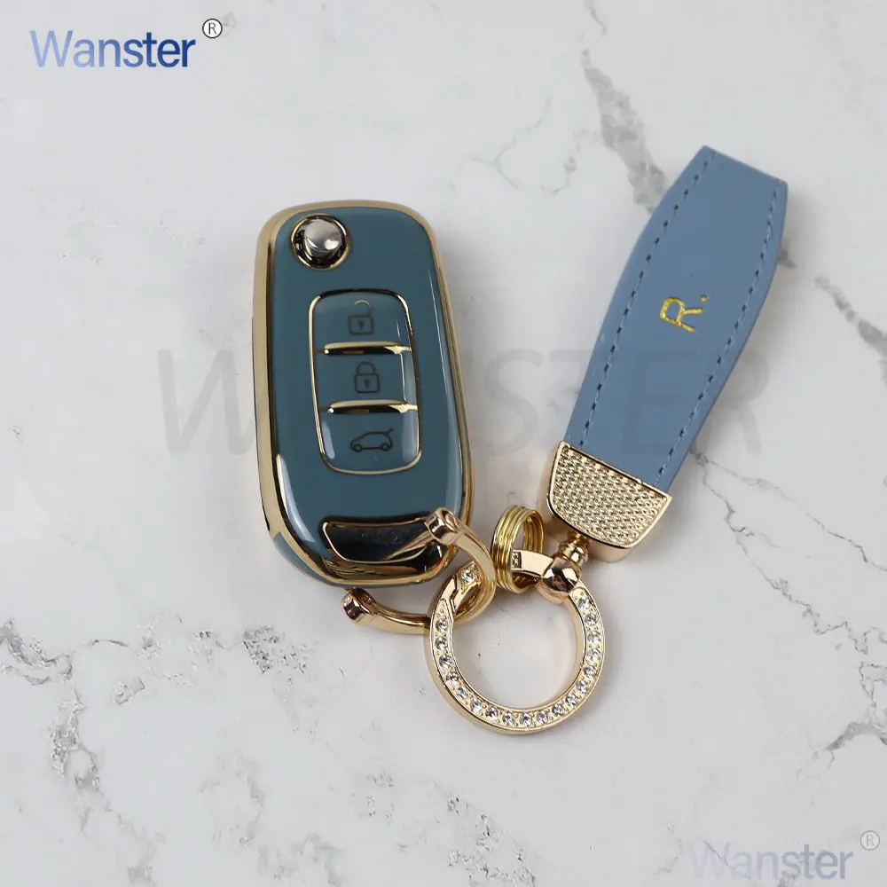 3 Buttons TPU Car Key Case Fob Cover Holder for Renault Duster Megane Duster Sandero Kangdoo Captur Twingo Arkana Clio 5 Logan