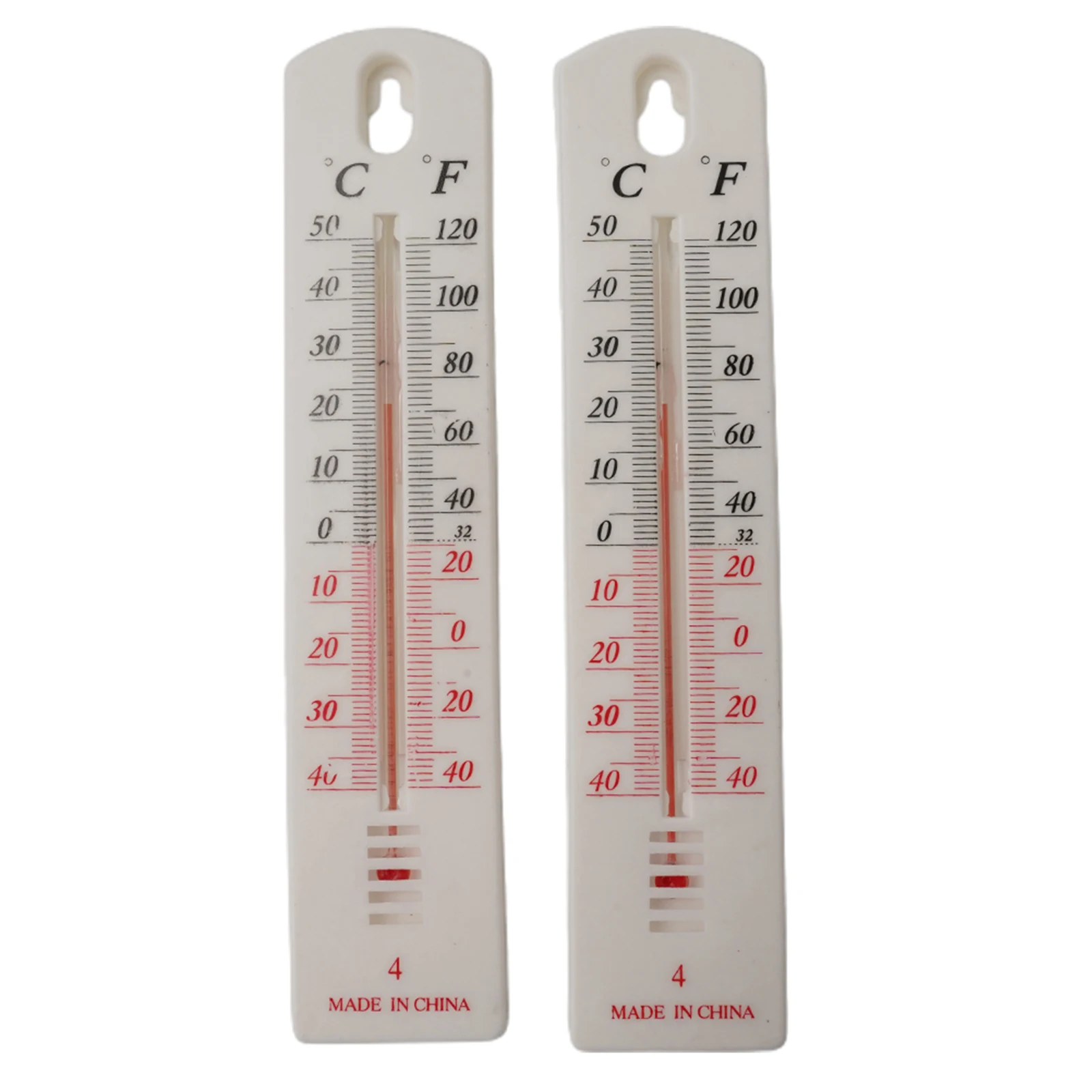 Brand New Wall Thermometer Temperature Mounted Home Kerosene Filled Office 195mm X 40mm X 6mm Garden Greenhouse