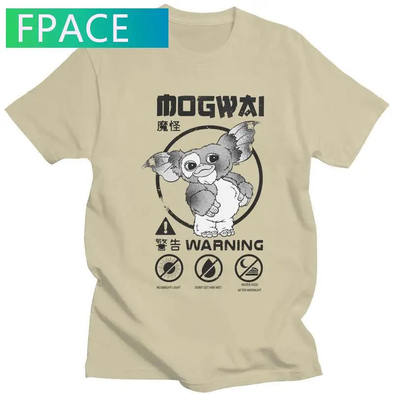 

Gremlins Mogwai Rules T Shirt Men Soft Cotton Tshirt Casual Tee Tops Short Sleeve Gizmo 80s Movie Monster Sci Fi T-shirt