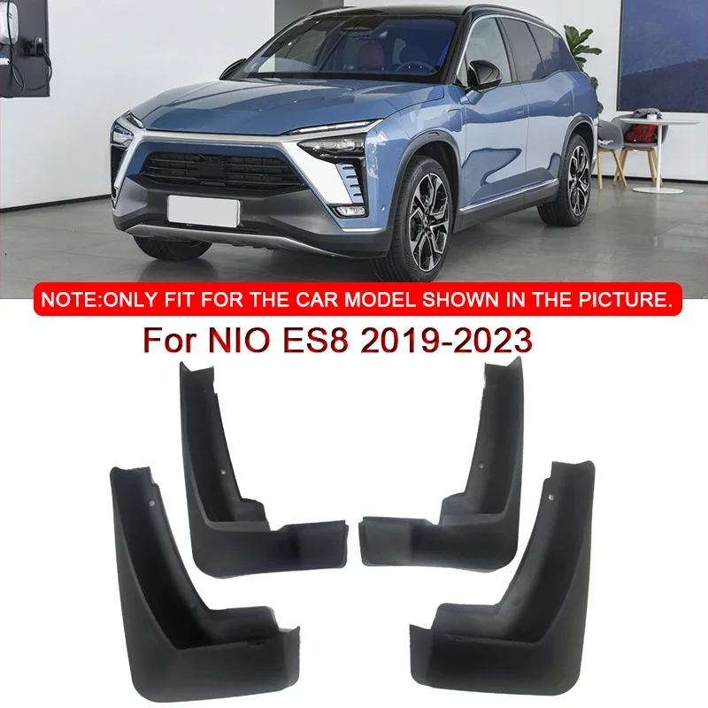 

4 шт. подходят для NIO ES8 2019-2023, Стайлинг автомобиля, ABS, автомобильные брызговики, брызговики, переднее и заднее крыло, автоаксессуары