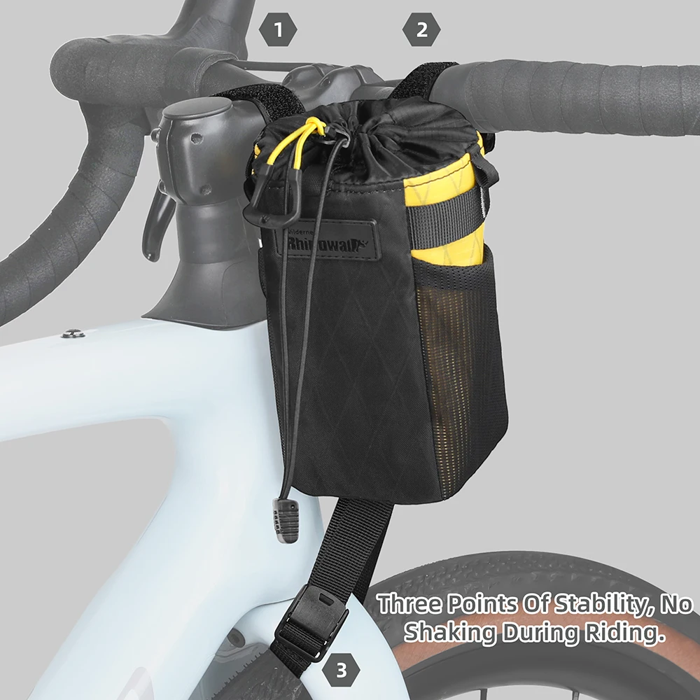 Rhinowalk Bike Saddle Bag Splashproof Bicycle Handlebar Front Top/Bottom Tube Bag Bikepacking Wilderness Series 1 Piece Sale