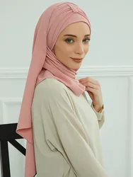 Large Plain Muslim Hat Inner Hijab Caps Ramadan Headwraps Pre-design