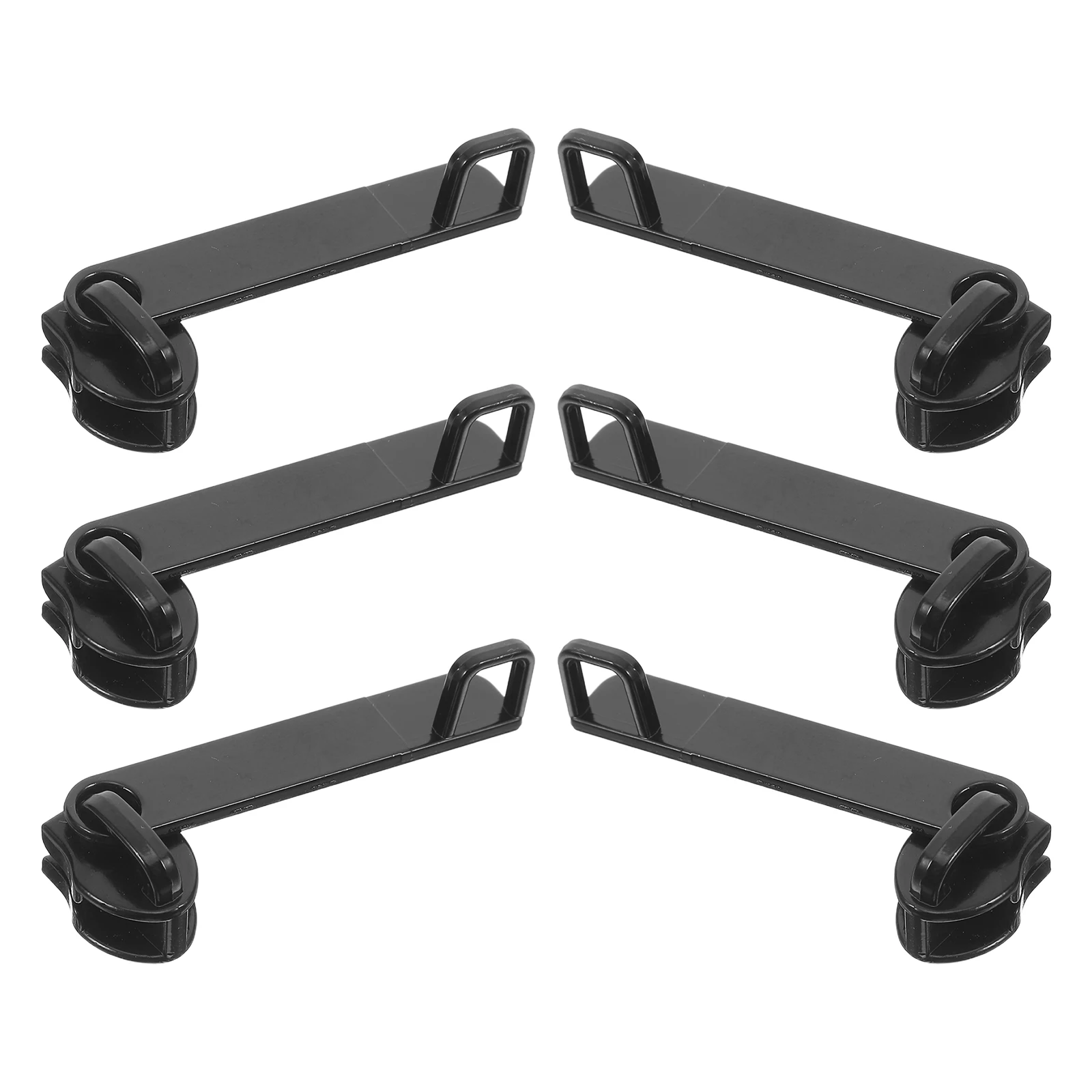 

6pcs Suitcase Slider Heavy Duty Zipper Repair Kit Double Sided Replacement Universal Luggage Lock Travel Accessory Smooth Pull
