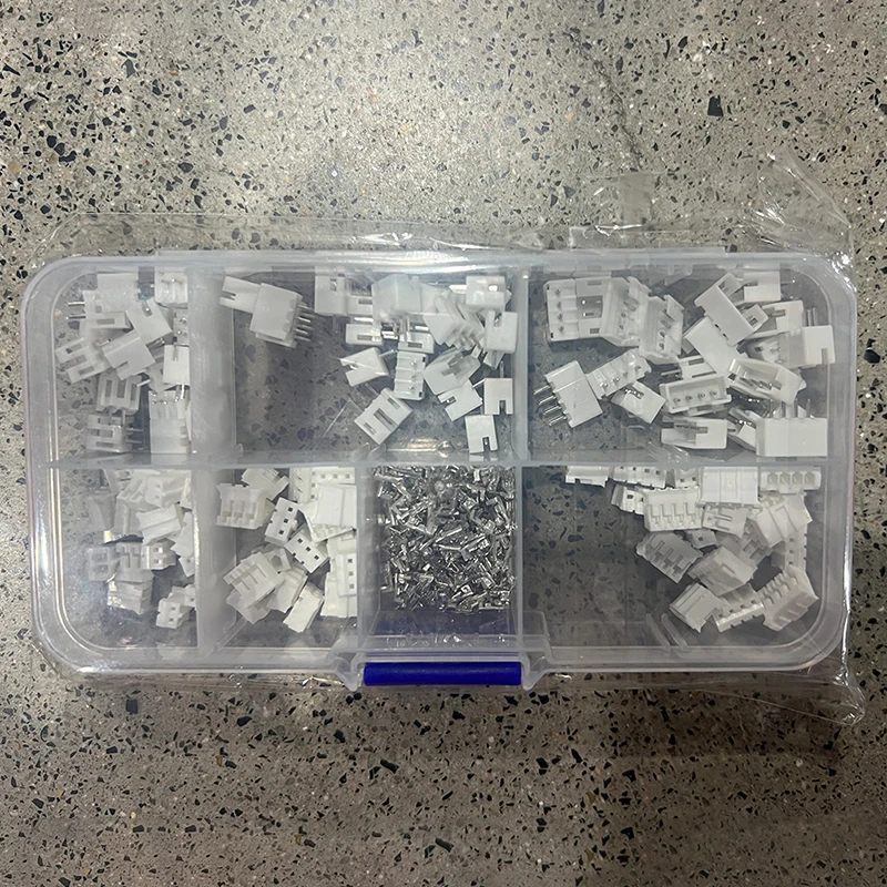 300 Stück PH2.0 2P 3P 4-poliger 2,0-mm-Rasterklemmen-Kit JST-Drahtverbinder-Adapter