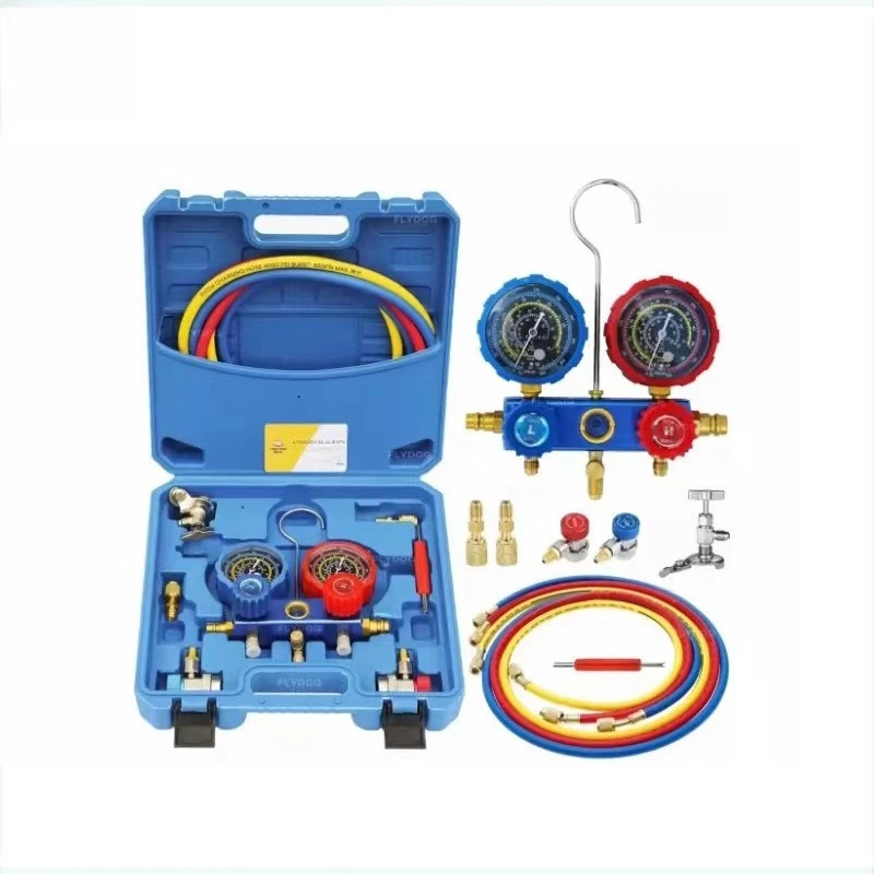 

Инструмент для заправки автомобильного кондиционера, манометр хладагента R22 R134a R404 R410 Манометр хладагента R134a