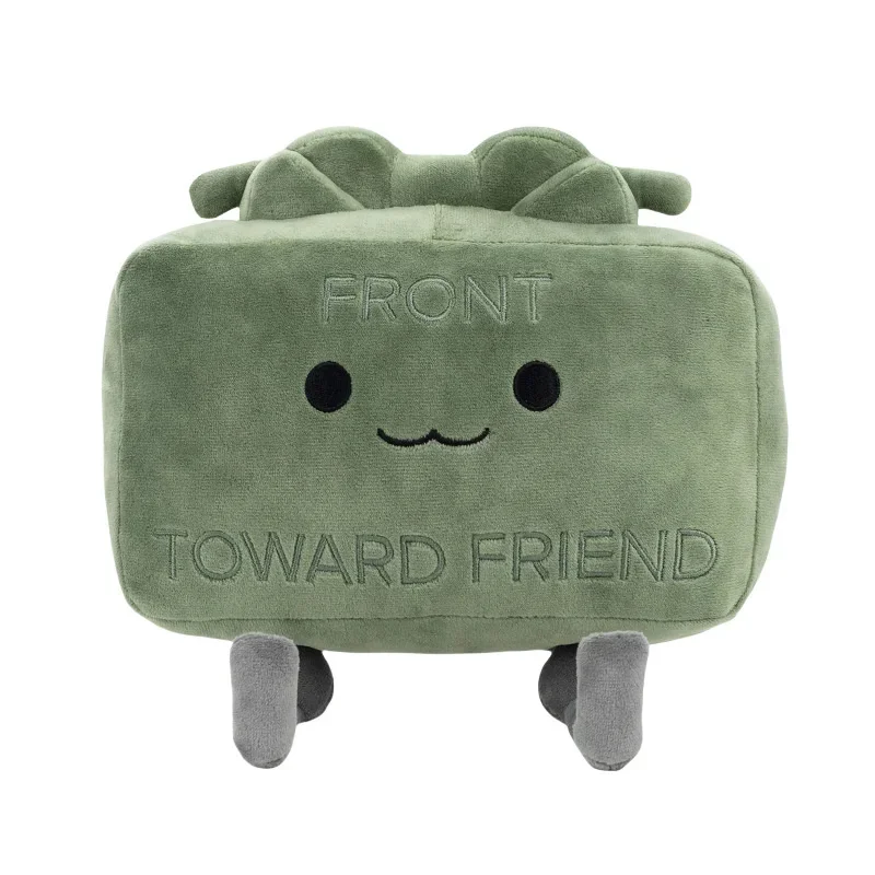 Clay The Claymore Plush Cartoon Cute Doll Holiday Gift Small Square Plushies Toys Soft Stuffed Figure Home Decor Children Gifts
