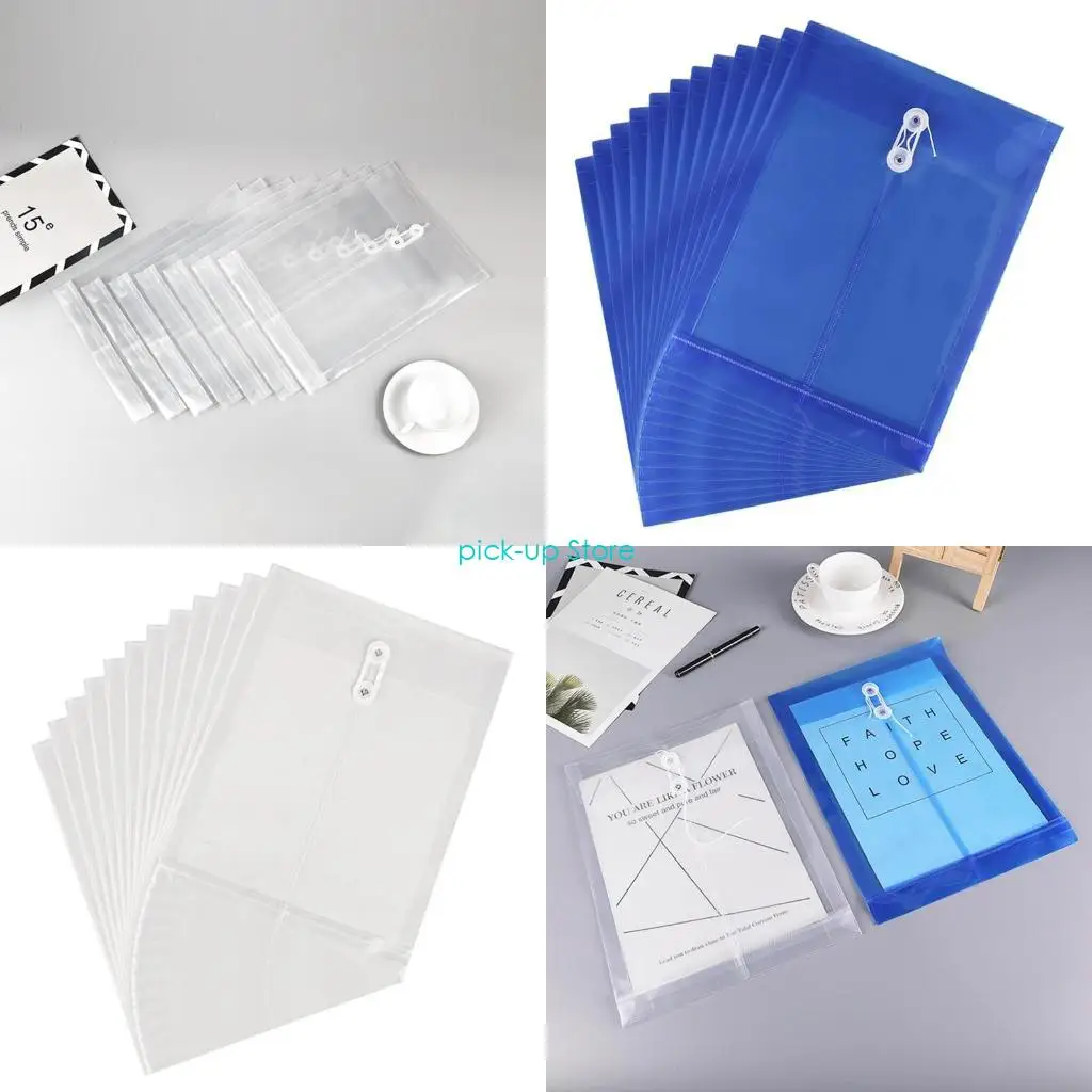 

Q5WA 12 шт., держатель для файлов, папка для документов, сумка А4, органайзер для файлов, офисный кошелек для файлов, для женщин