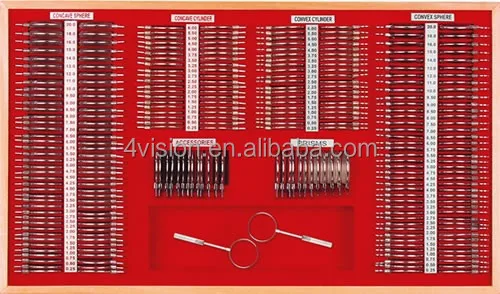 Trial lens set and trial frame JSC266, JS232, SL158, GS104