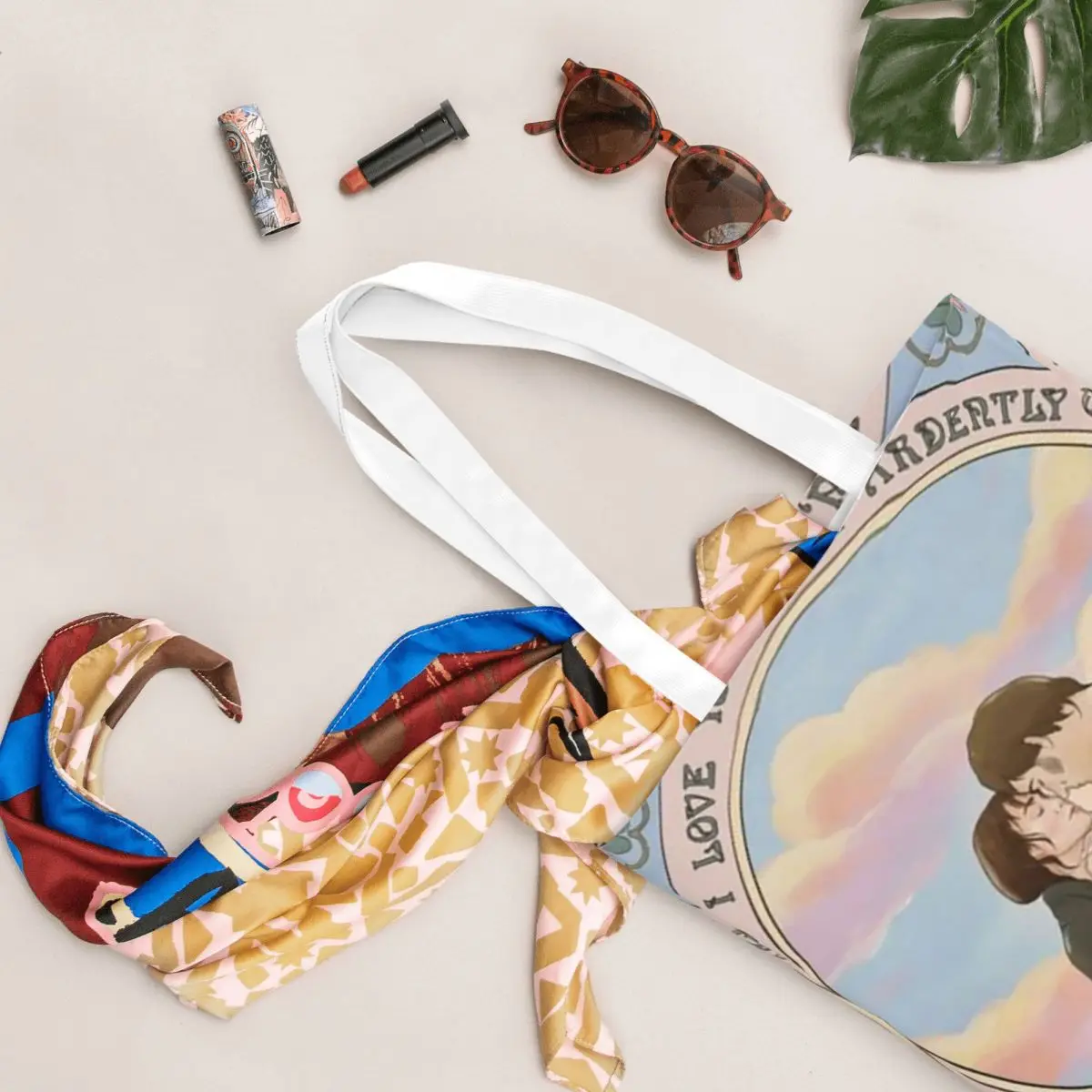 فخر وتحامل الأزهار إقتباس أكياس التسوق قماش حمل حقيبة قابلة لإعادة الاستخدام للسيدات حقيبة كتف حقيبة يد للسفر