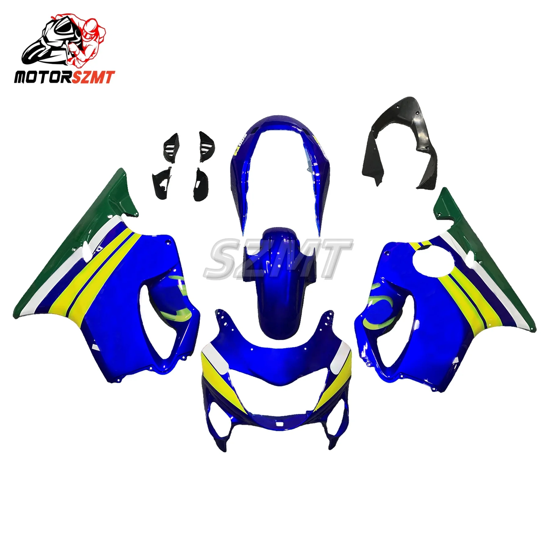 

Top-rated Motorcycle Fairings Kit for HONDA CBR600F4 1999 2000 CBR600 F4 99 00 Injection Red White Blue Bodywork Set