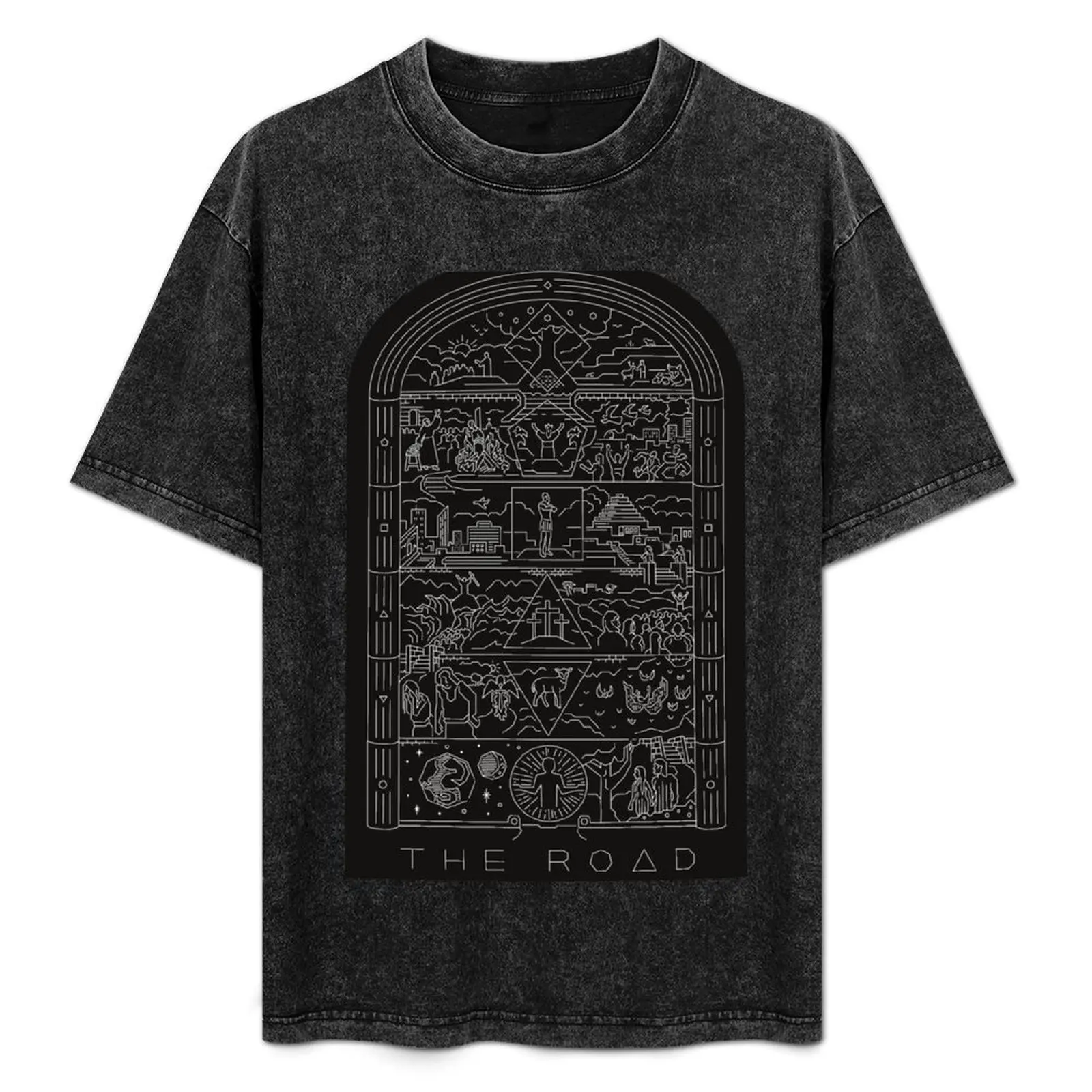 The Road: A Journey through Scripture T-Shirt Soft Cotton Print T-Shirt