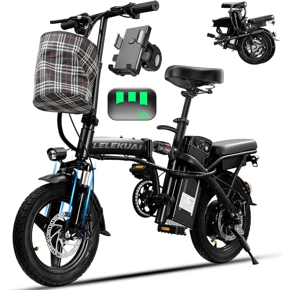 

Urban Commuter E-Bike: 560W-1200W Motor, 48V Removable Battery, 24-28MPH Speed, 14-20 Tires, UL 2849 Certified
