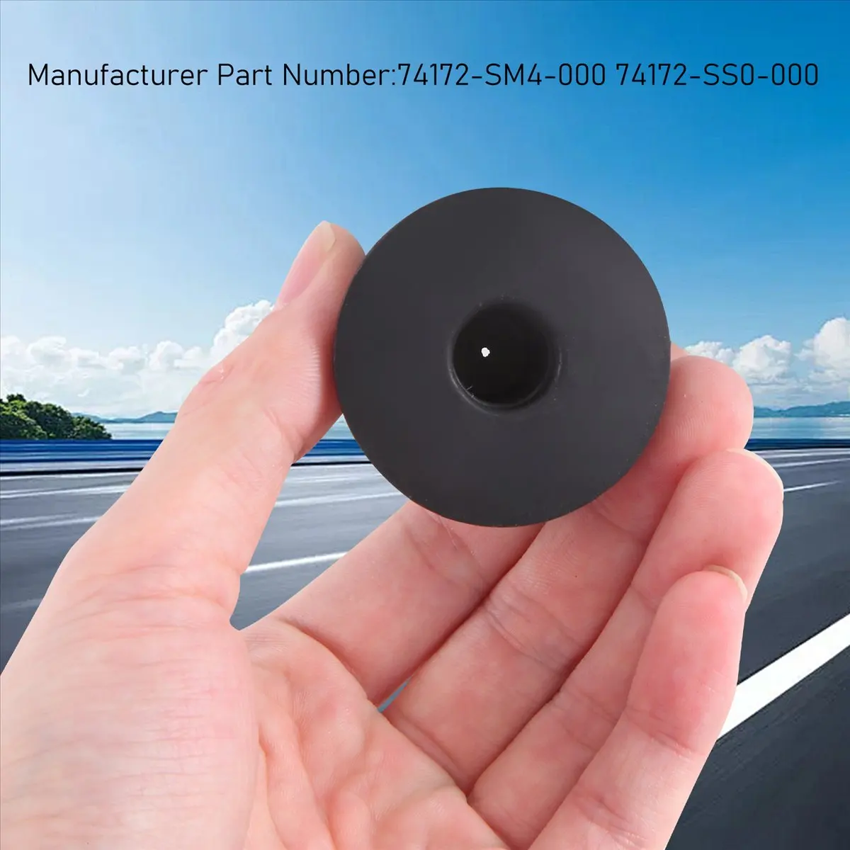 #43U 1 Pair Lower Radiator Mounting Rubber Bush for HONDA CRV 1-4,Ruber Radiator Assembly,(rubber)
