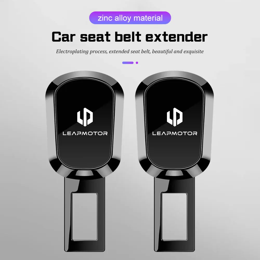 

Auto Seat Belt Extender Clip Safety Extension Plug Car Accessories For LEAPMOTOR B01 C11 C16 C10