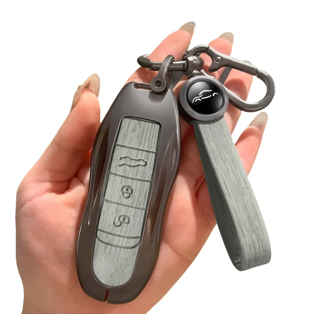 For Porsche Cayenne Panamera Macan Cayman 911 718 918 958 Key Case Cover Shell Fob Remote Key Protector Holder Accessories