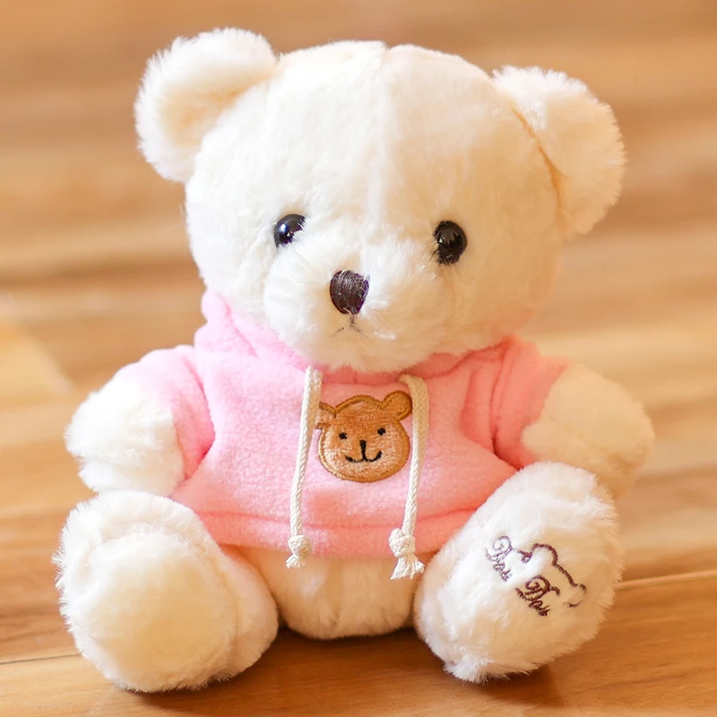 Cute Teddy Bear High Quality Plush Sweater Doll Comfortable Children's Sleeping Toy Cartoon Doll as a Holiday Surprise Gift for