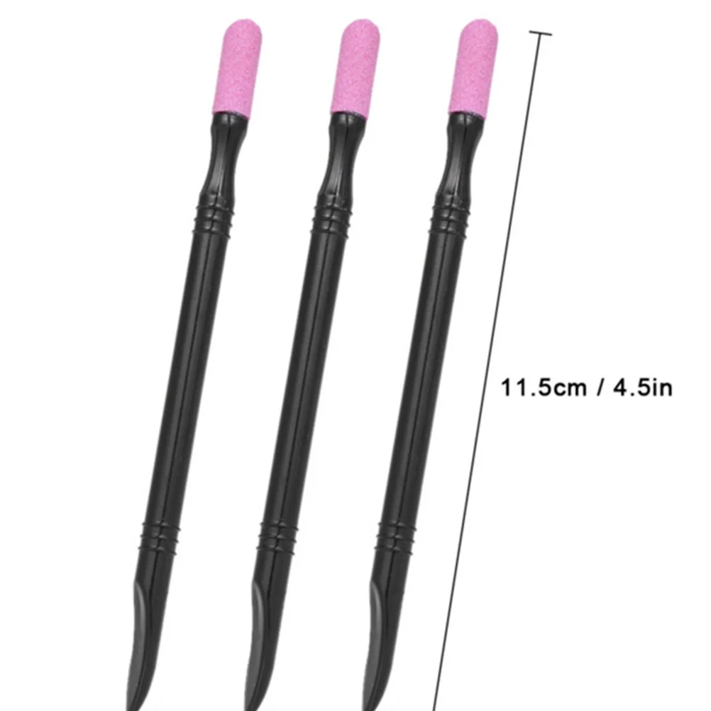 6 stücke Schleifen Werkzeug Set Keramik Maniküre Stift Für Nagelhaut Entfernung Polierer Professionelle Nail art Reinigung Kit Nagel Polieren Stift