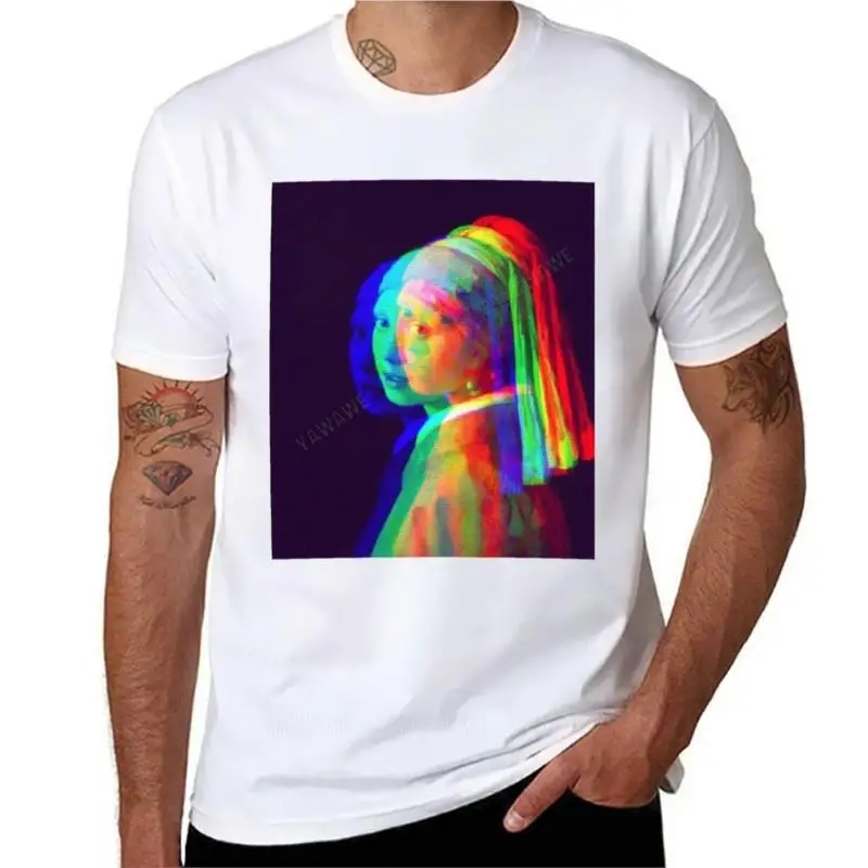 Girl with a Pearl Earring T-Shirt sweat shirt t-shirts man hippie clothes customized t shirts mens t shirts pack