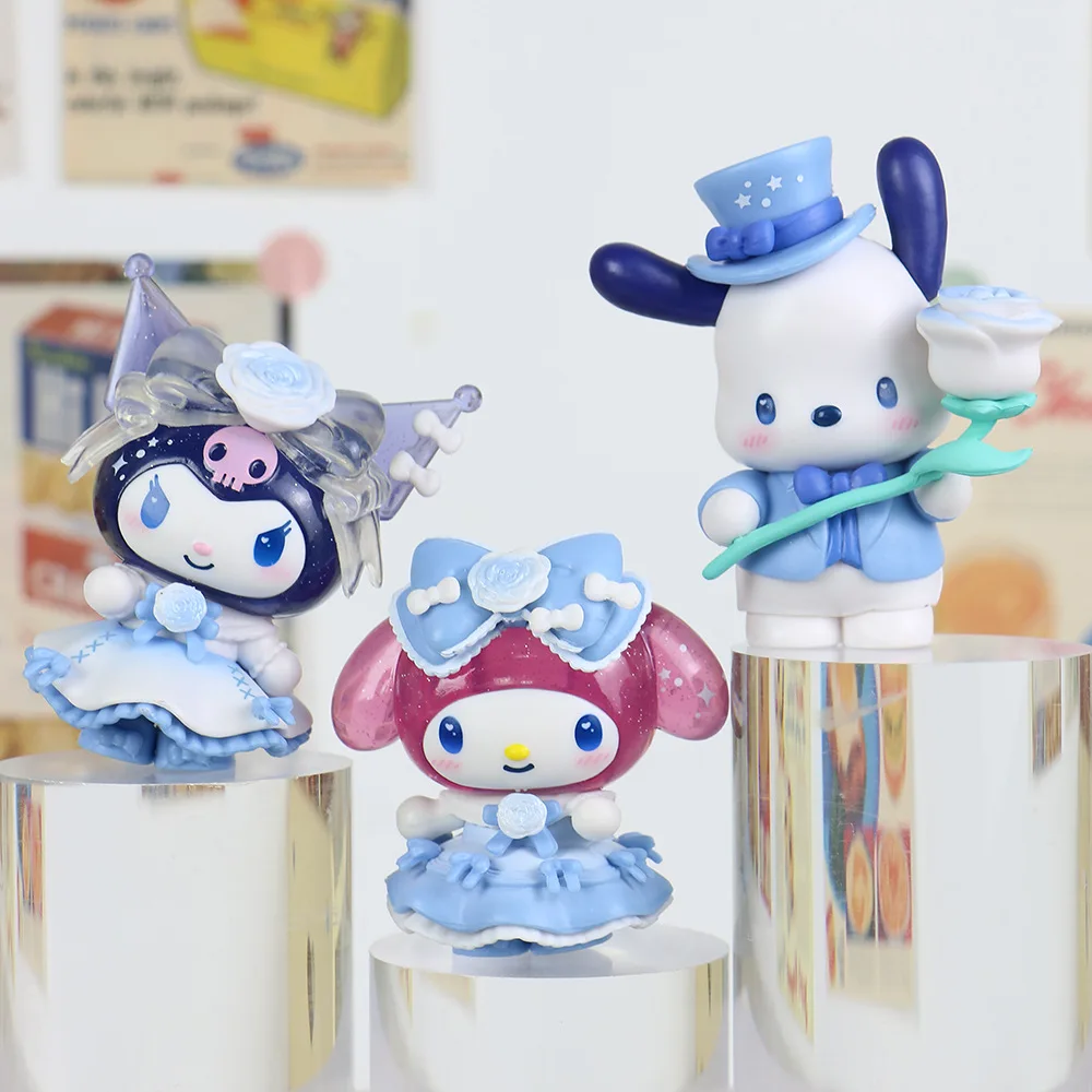 Romantic Wedding Series Blind Box Figurines Cute Couple Dolls Desktop Ornaments Trendy Collectible Model Toy Home Decor Gift view 4