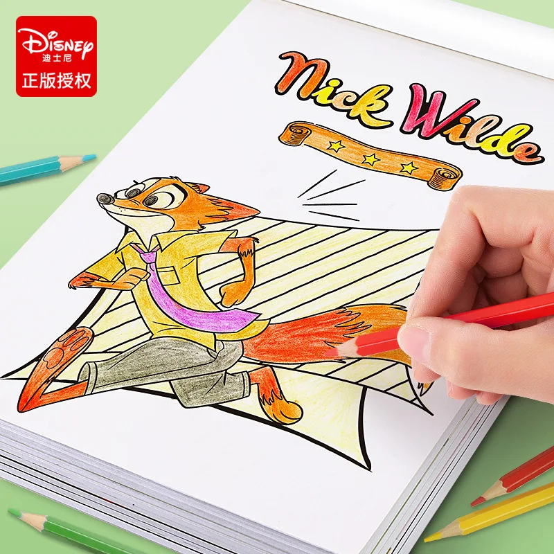 Stitch Cartoon Libro da colorare Marvel Disney Lilo & Stitch Pittura per bambini Scuola materna Graffiti Copia Schizzo Libro Regalo per bambini