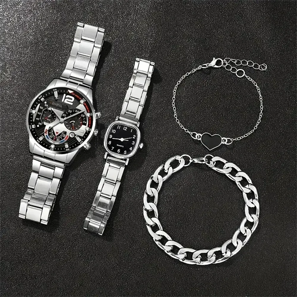 2 trendy casual watches for couples