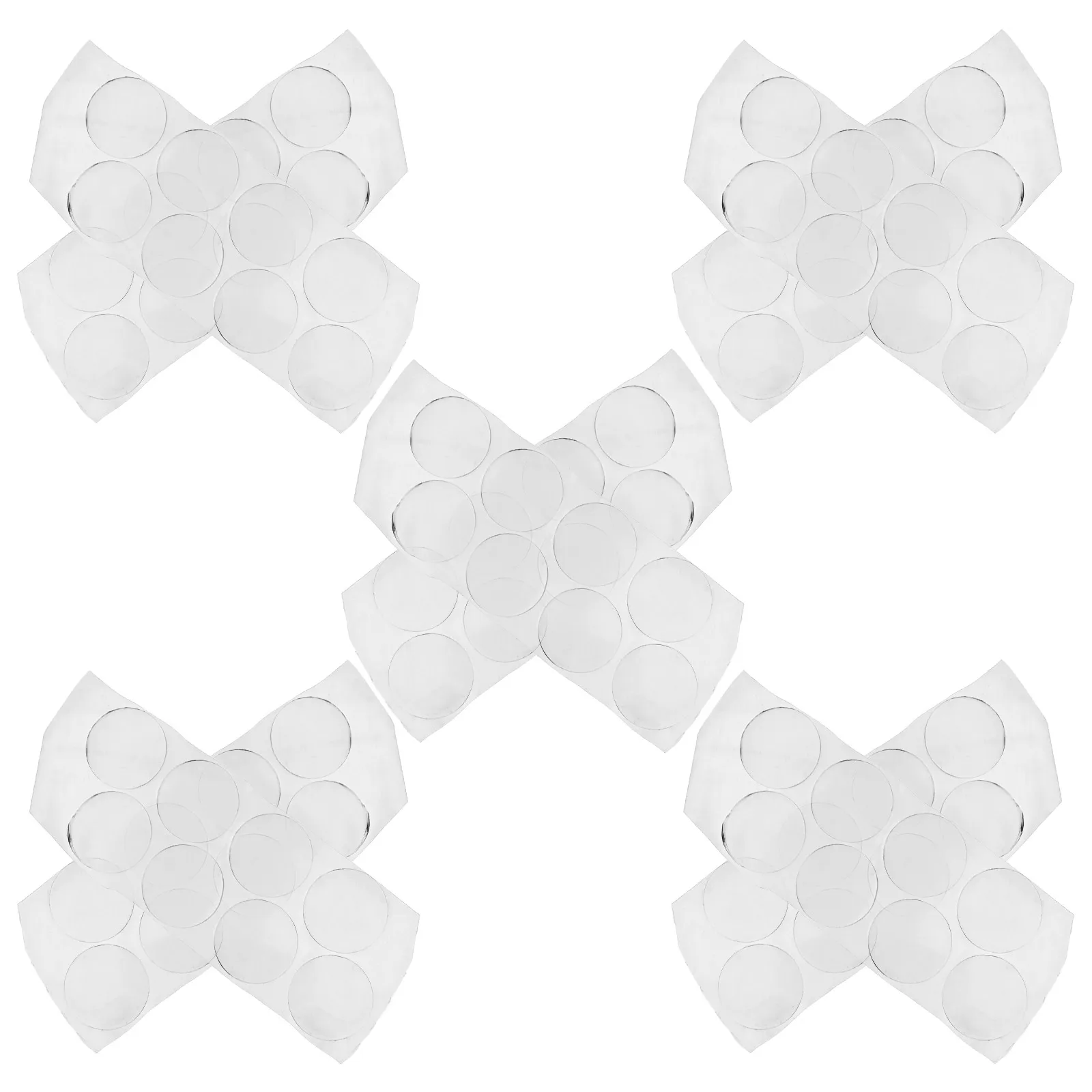 

80Pcs Transparent Non-Slip Table Pads Durable Adhesive Glass Table Bumpers Furniture Anti Slip Cabinet Cushion Dots