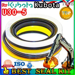 For Kubota U30-5 Oil Seal Repair Kit Boom Arm Bucket Excavator Hydraulic Cylinder U30 5 Swivel Pilot Regulator Injector Foot