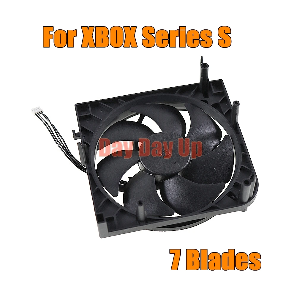 مروحة بديلة لـ xbox series x ، 5 ، 7 شفرات ، مروحة تبريد ، لون أسود ، لـ xbox series s ، 1 ريقة