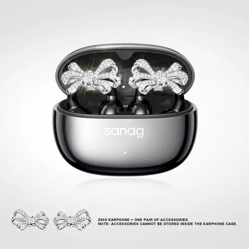 Sanag Z60S Oorclip op OWS-oortelefoon HiFi-geluid Open oordopjes Audífonos Bluetooth draadloze hoofdtelefoon Flash-verkoop Headsed