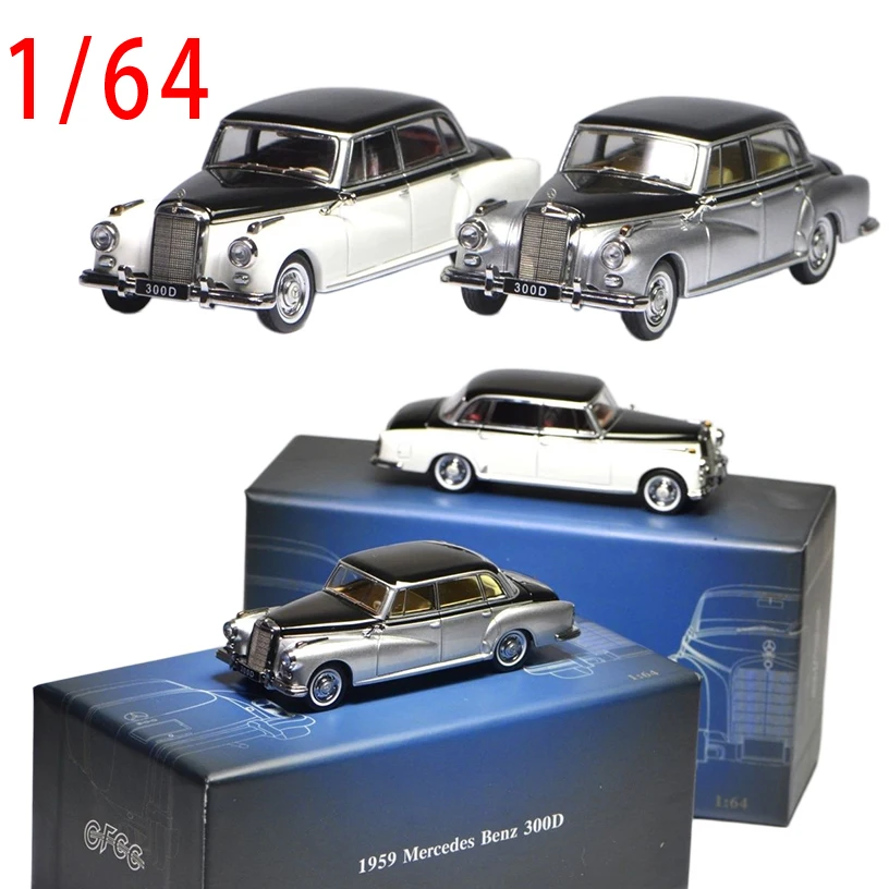 

GFCC Diecast 1:64 Mercedes-Benz 300D 1959 Car Model Benz Play Vehicles Collectible Model Cars Toys for Boys Gift