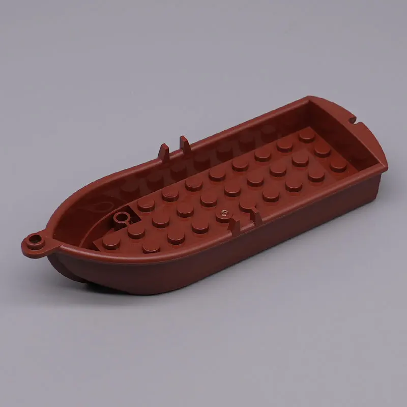 1 PCS building blocks technology parts hand rowing wooden boat 5x14x2 1/3 MOC  Educational toy for children 21301