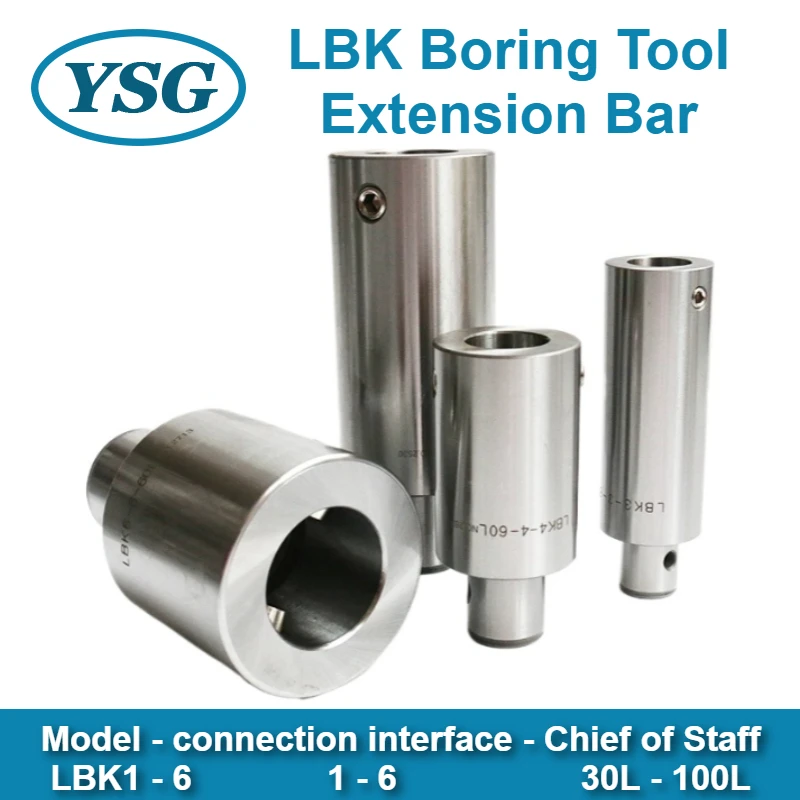 1PCS LBK1-6 Extension Rod BT30 BT40 LBK Tool Holder Lengthening Bar For RBH EWN Fine Boring Headder
