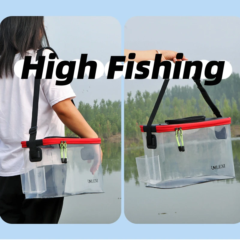 المحمولة القوارب نهر المشي لمسافات طويلة الشاطئ سميكة حقيبة الأسماك الحية البحر مقاوم للماء للطي في الهواء الطلق تسلق المياه التخييم دلو صيد