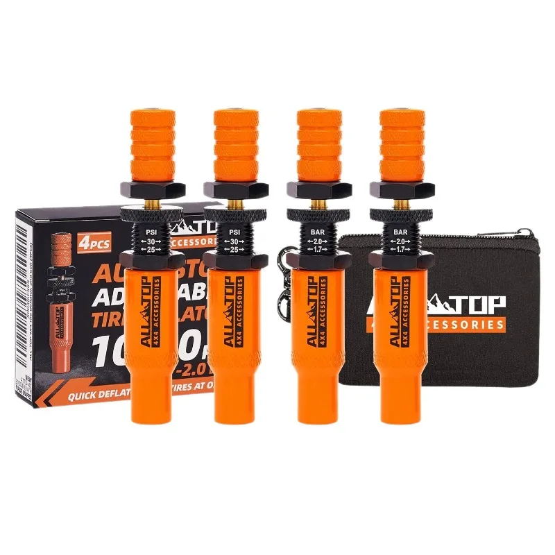 ALLTOP Auto Tire Deflation Artifact Desert Off-road Automatic Pressure Relief Fast Deflation Valve Tool
