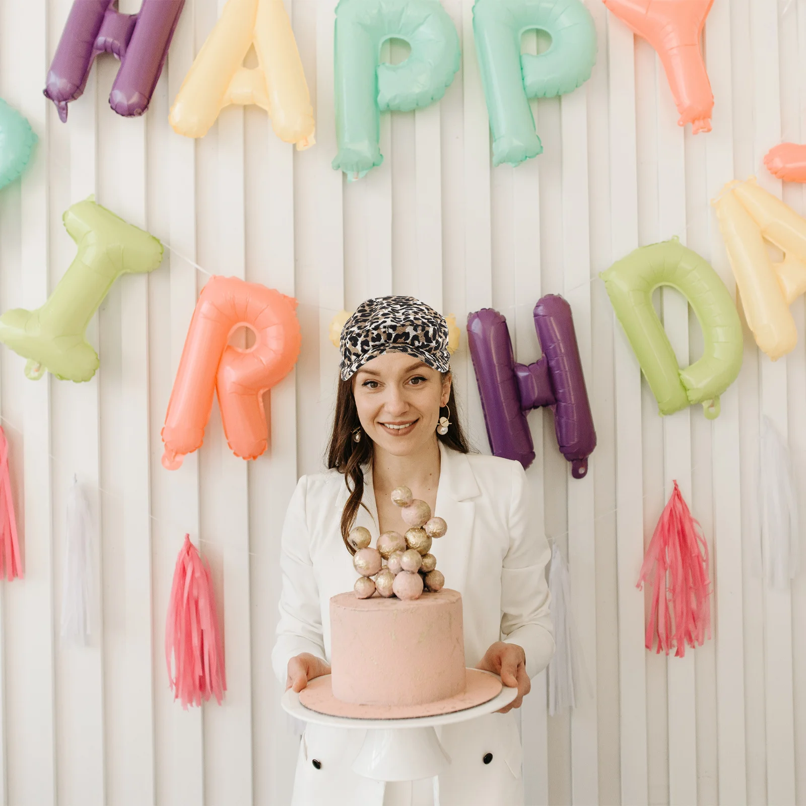 ليوبارد طباعة قبعة قبعة مسطحة قابل للتعديل للنساء الرجال الحيوان الفهد نمط النمط الفرنسي ملحقات الحفلات