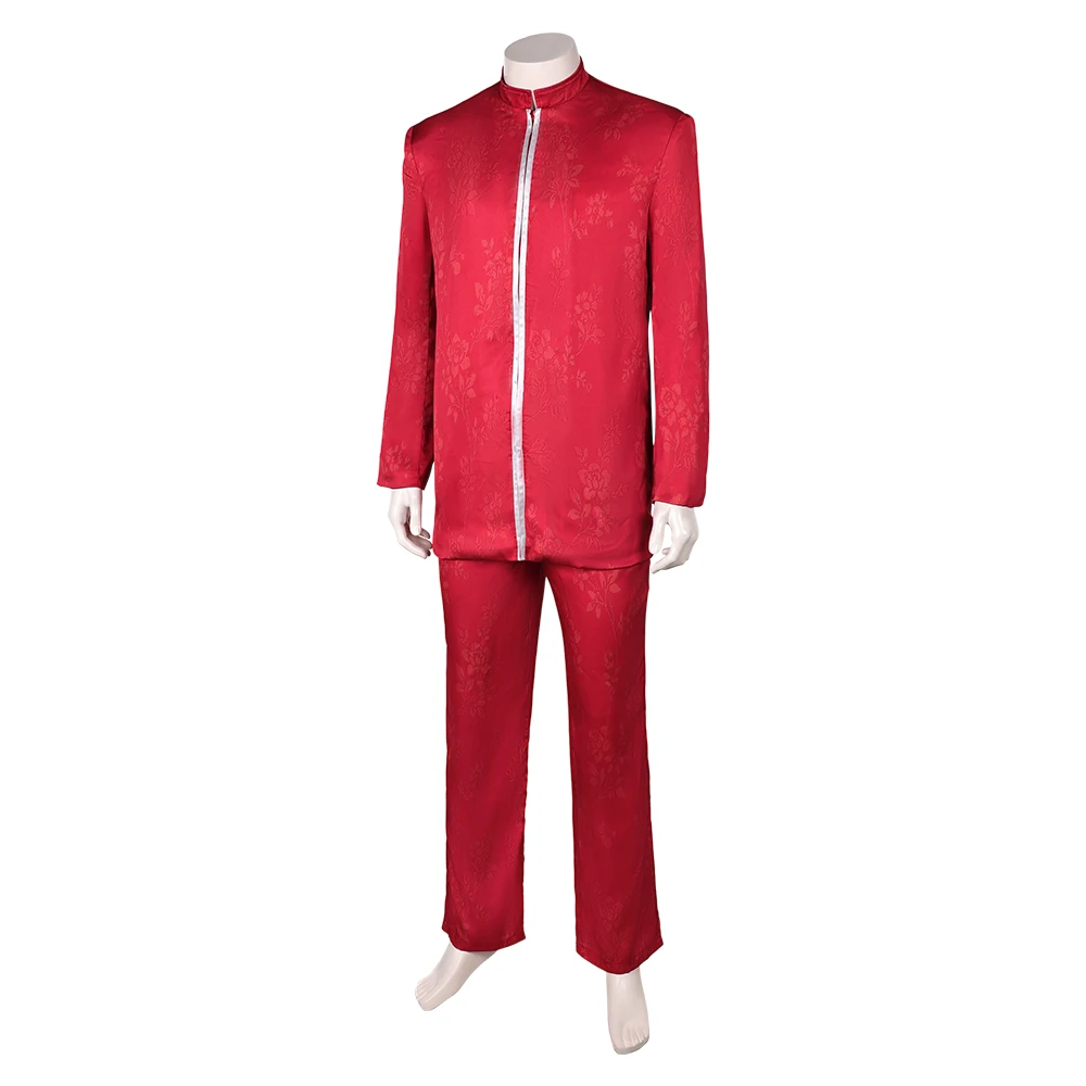 TV Kurama Cosplay Traje para Adultos, Roupas Cosplay, Jaqueta de Fantasia, Calças, Acessórios, Halloween, Carnival Suit, Masculino Roleplay, Cos Hakusho