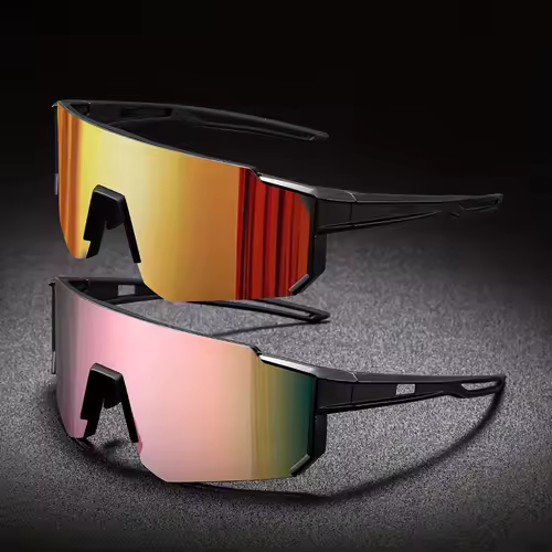 Men's Oversized Cycling Sunglasses Eyewear Bicycle Goggles Windproof Glasses Lens Road Riding Bike - Image 3