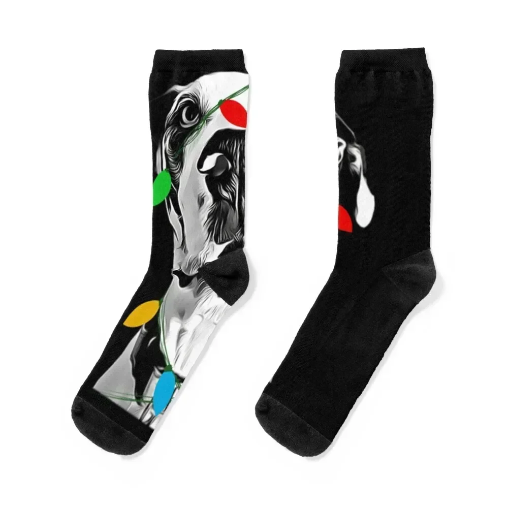 Christmas Great Dane Classic Socks kawaii men cotton high quality happy sports and leisure Men's Socks Luxury Women's