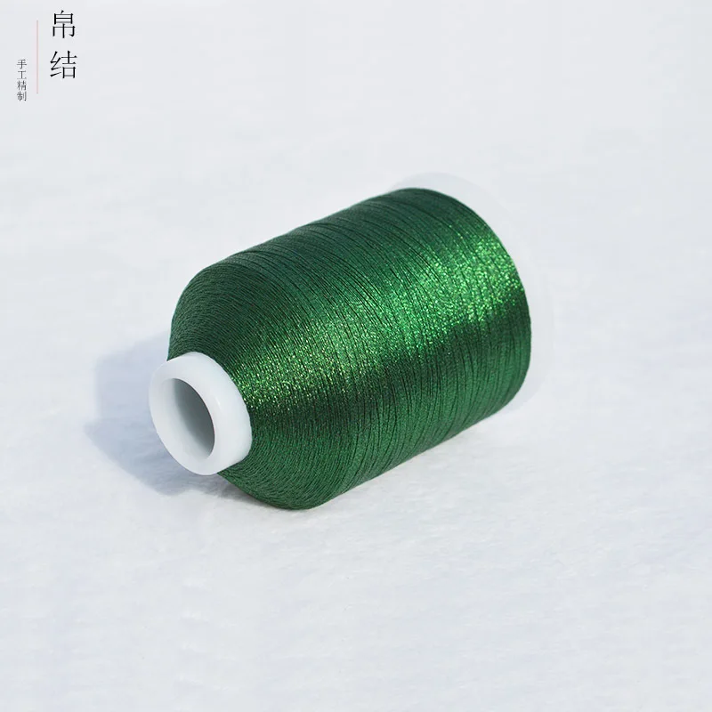 Gold Silver Metallic Embroidery Machine Thread 500M(550Y) for Embroidery and Decorative Sewing DIY Craft Making