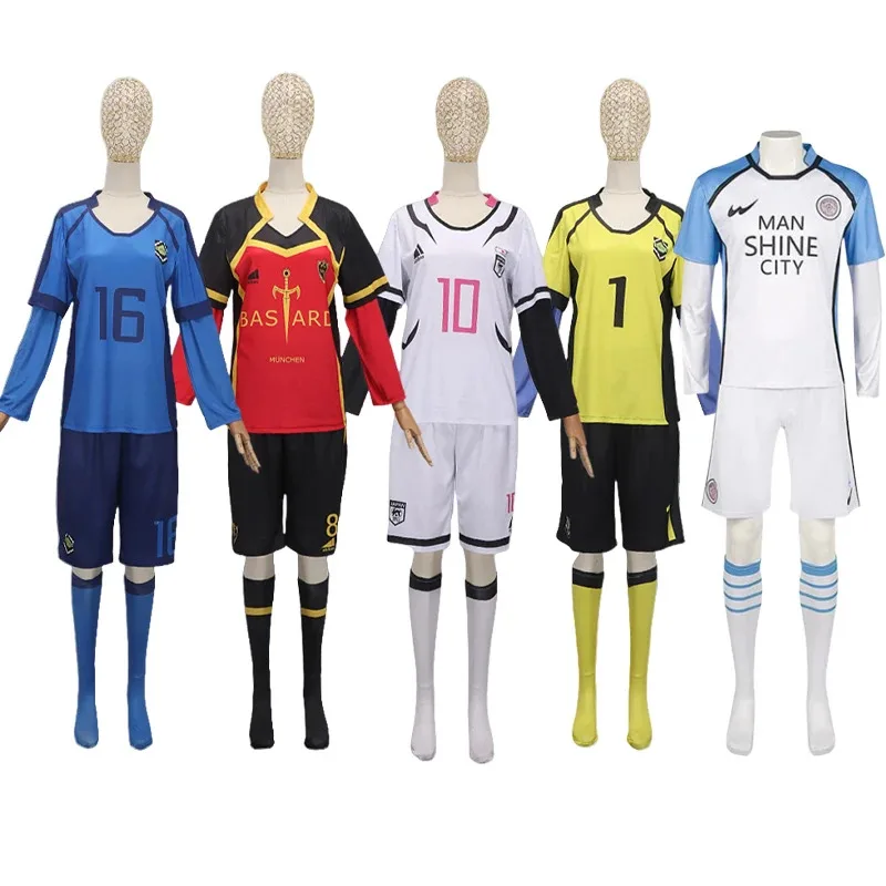 25COSBlue Lock Anime Cosplay Costume Bastard Munchen Isagi Bachira Chigiri Nagi Rin Sae Itoshi Kaiser Reo Hiori Barou Shidou Nik view 2