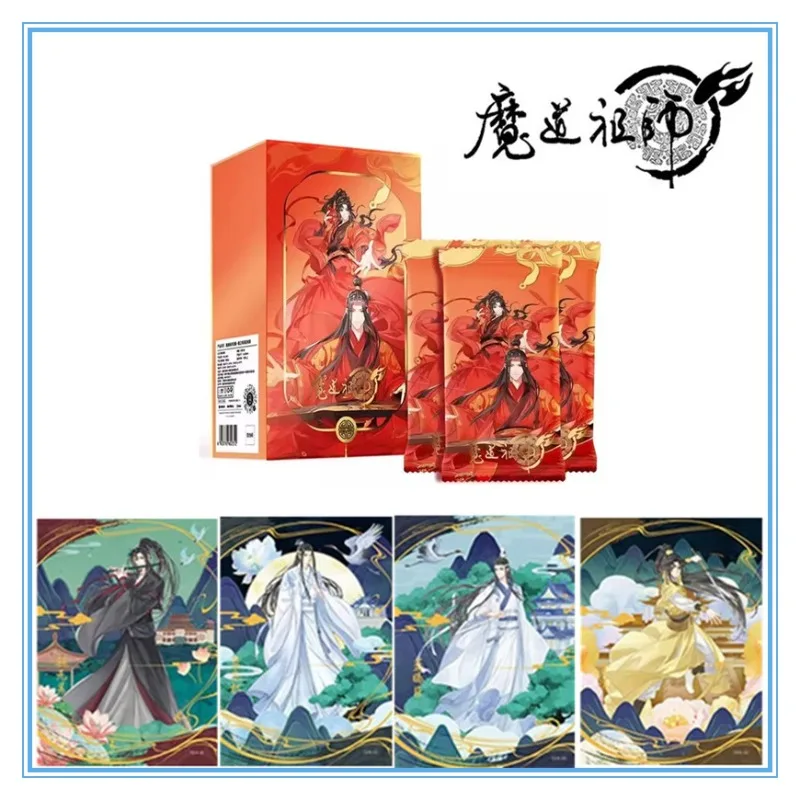

Cartoon Mo Dao Zu Shi Card Wei Wuxian Lan Wangji Rare Anime Character Collection Card transaction card Kids Toys Holiday Gift